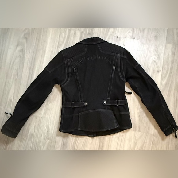 Harley-Davidson Women’s Specter Coated Denim Riding Jacket Coat – Size M - Picture 5 of 9